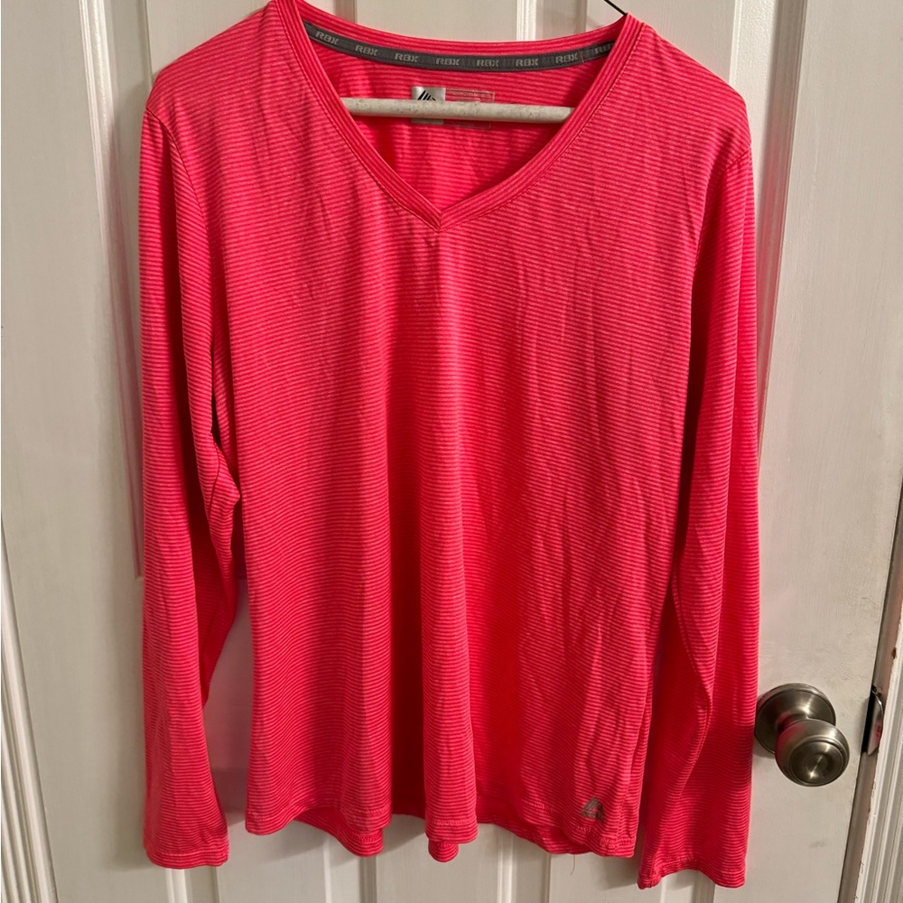 Reebok Pink Long Sleeve Top